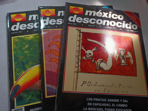 Revista México Desconocido Año 1991 Lote De 3