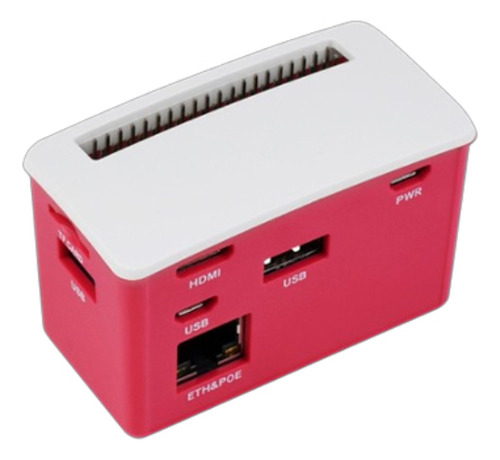 Gabinete Hub Poe/usb Para Raspberry Pi Zero Waveshare 20895