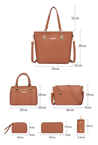 Set 3 Bolsas Tote Grandes De Piel Cocodrilo Para Dama