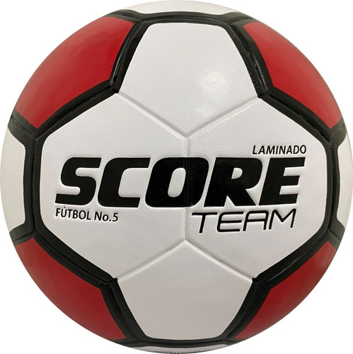 Balón De Fútbol Sala Score By Golty Team Laminado Rojo #5