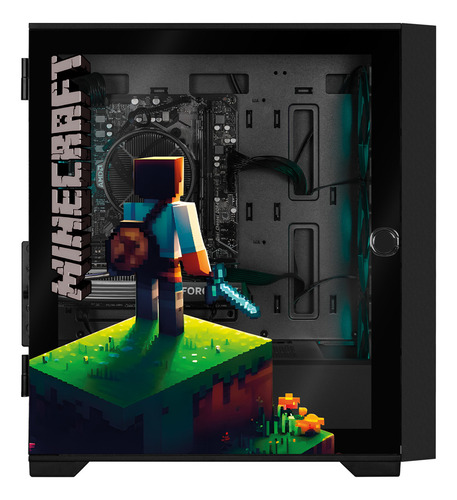 Xtreme Pc Gaming Geforce Rtx 4060 Amd Ryzen 7 5700 32gb Ssd 1tb Wifi Minecraft Steve