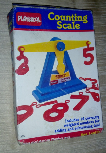 Juego Counting Scale Playskool Vintage