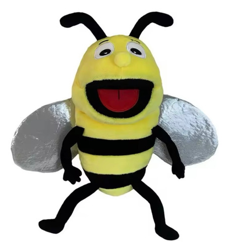 Marioneta Abeja Títere Material Didáctico Maestros Preescola