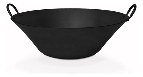 Tacho Beira Alta Preto Aço Carbono 15 Litros 51 Cm Diâmetro