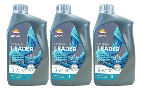 Aceite 10w-30 Repsol X 3 Litros. Gratis Ticket De Aceite.