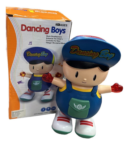 Boneco Dançarino Musical Menino Com Luzes E Som Interativo