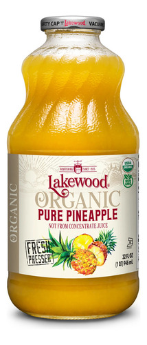 Lakewood Organic Pineapple Juice 946ml