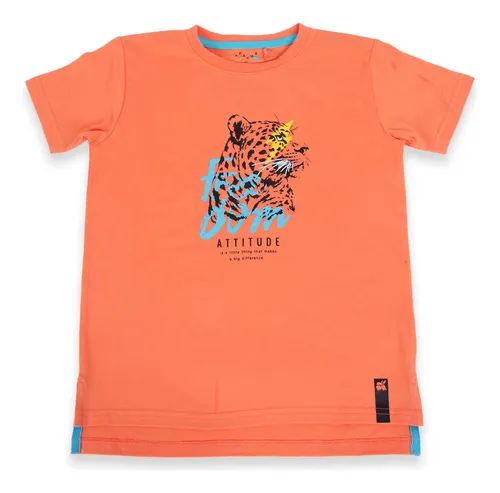 Polera Niño Naranja Pillin (pva605-24nar)