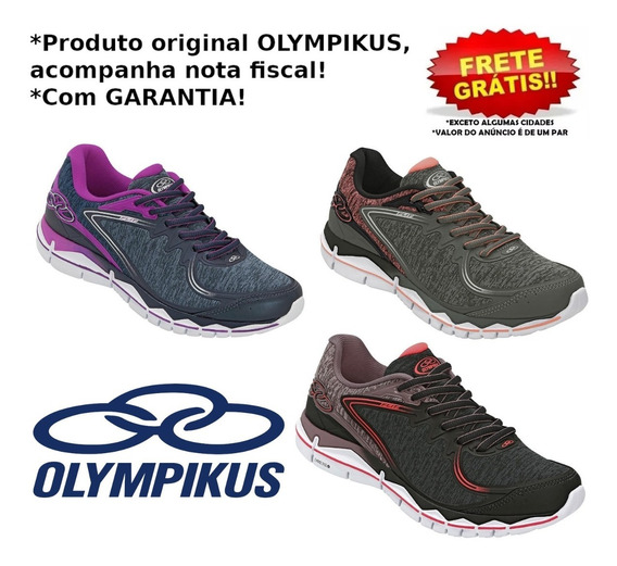 tenis olympikus feminino mercado livre frete gratis