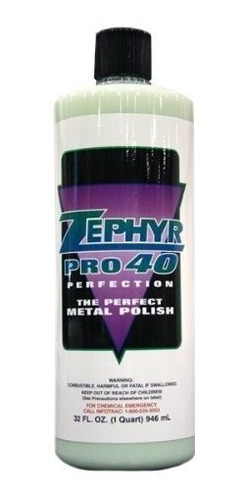 Zephyr Pro40 Metal Polish 16 Oz