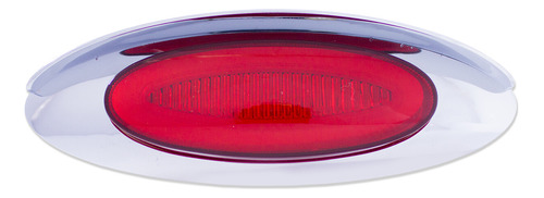 Plafón Lat Lente Rojo 14 Leds + Arillo Gel 12-24 V Tunelight