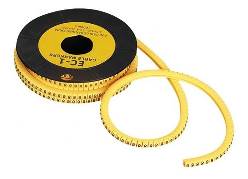 Marca Cables Plástico  Pvc Amarillo 