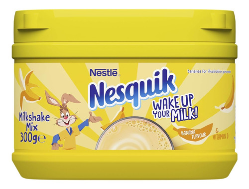 Nesquik Banana Milkshake Nestle Licuado Polvo Platano 300g