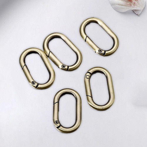 5 X 5 Anillos De Resorte Ovalados, Clips De Resorte De