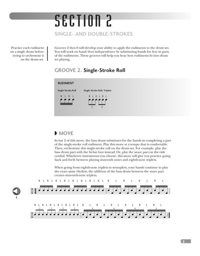 Rudiment Grooves For Drum Set: A Great Book By A Great Drumm