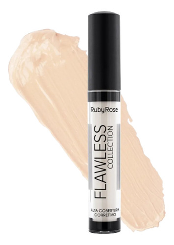 Corretivo Líquido Flawless Nude 1 Ruby Rose Cor Clara