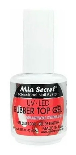 Gel Sellador Mia Secret Rubber Top Gel 15 Ml - Jsaúl