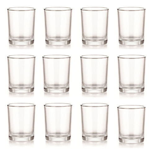 Vaso Shot 99 Ml 6,5 Cm Kit X12 Vidrio Votive Crisa