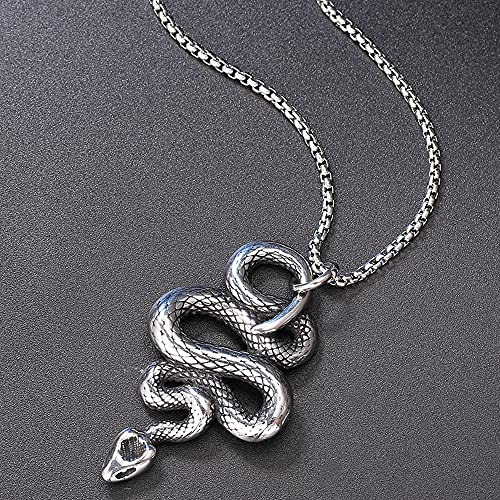 Collar Con Colgante De Cóctel De Declaración Estilo Serpient