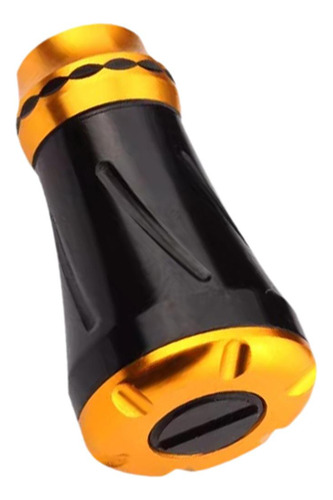 Perilla De Manija De Carrete De Pesca Negro Amarillo