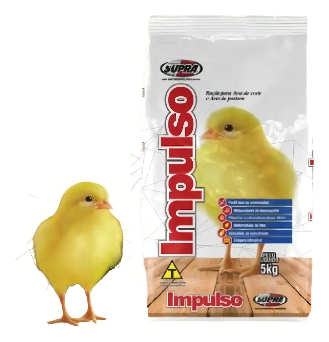 Ração Pré Inicial Para Aves Pintinhos Supra Impulso 5kg