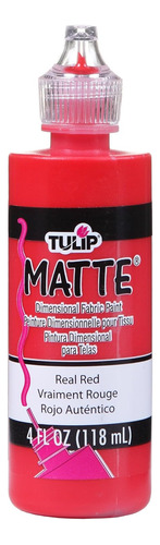 Pintura Para Tela Dimensional Tulip 118ml Rojo Real Mate