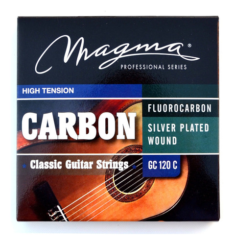 Cuerdas Guitarra Clásica Nylon Magma Tension Alta Gc120