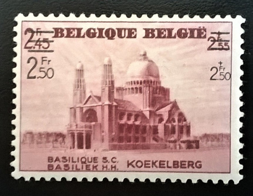 Bélgica Sello Yv 483 Bas Koekelberg Sobrec 1938 Nuevo L12789
