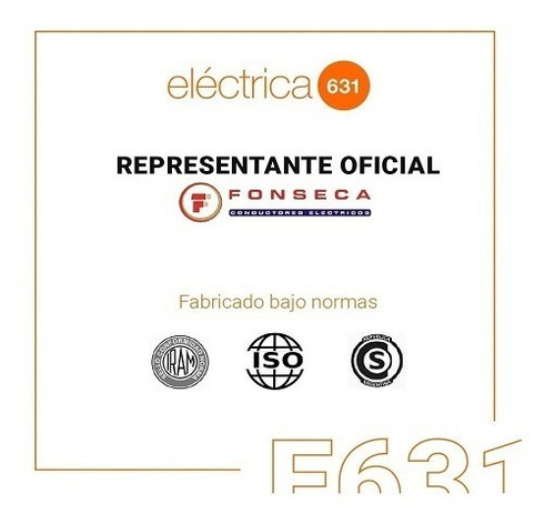 Imagen 2 de 3 de Cable Unipolar 1,5mm Fonseca Pack X 3 Rollos De 100mts E631