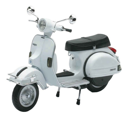 Moto Vespa P200e Motoneta Escala 1:12 New Ray Blanco