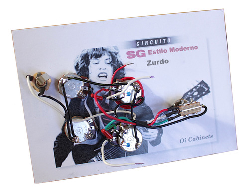 Circuito Sg Estilo Moderno Zurdo + Treble Bleed 50