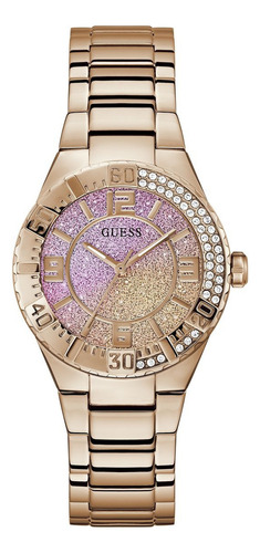 Reloj Guess Oro Rosa Mujer Sangria Acero Inoxidable