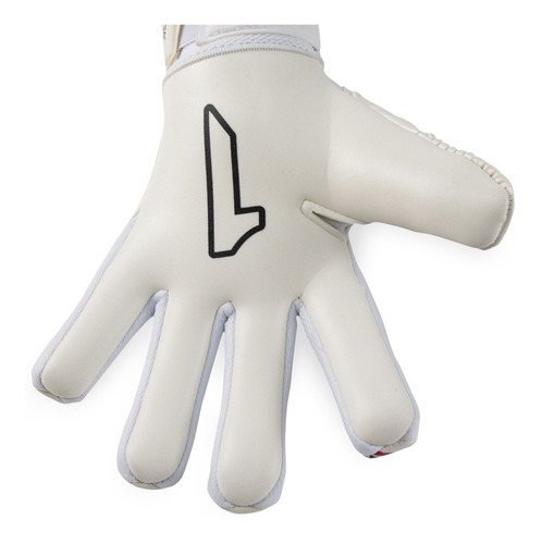 Imagen 3 de 6 de Guante De Portero Rinat Meta Gk Spine Semi Blanco Plata
