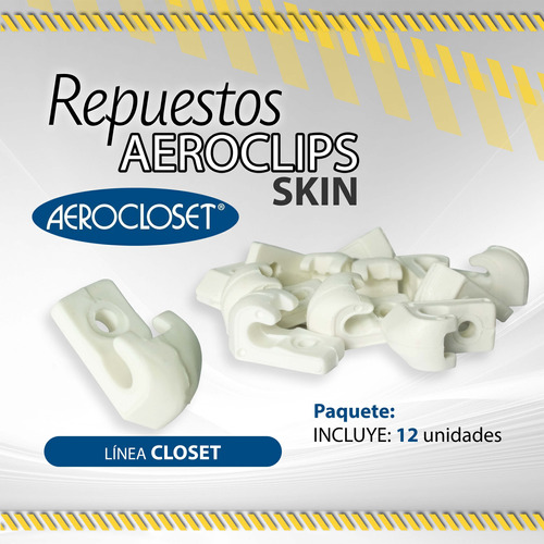 Aerocloset Repuesto Aeroclips Skin Cod.5433 / 7591920005433