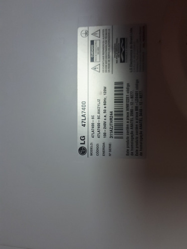 Som Tv LG 47la7400