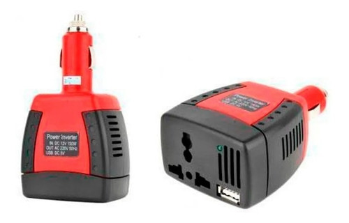 Inversor De Voltaje Para Auto 12v A 220v 100w Usb 