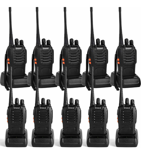 Greaval Walkie Talkie 2 4 6 10 Pack Radio Via Largo Alcance