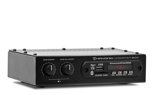 Amplificador Bluetooth 20w Compact 200 Hayonik Preto