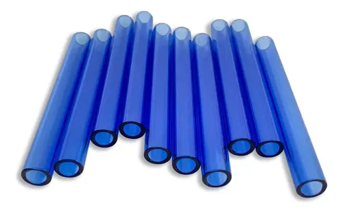 Worldity - 20 Tubos De Soplado De Borosilicato De Vidrio De 8 Pulgadas De Largo, Tubos De