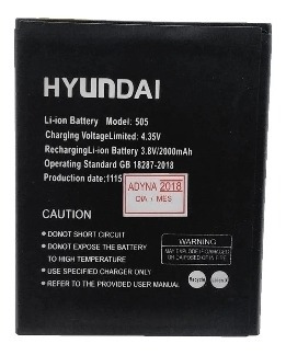 Batería Pila Hyundai Uno L505 E505 2000mah Nueva Tienda 