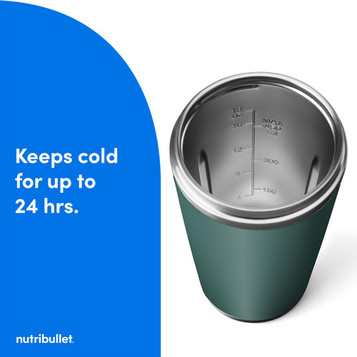 Licuadora Portátil Nutribullet Flip Con Vaso Aislante 350 Ml