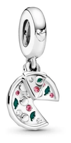 Charm,dije Pandora Pizza Love Dangle Plata925 Original