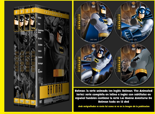 Batman La Serie Animada De 1992 Completa En Latino Para Dvd | Envío gratis