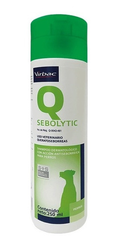 Virbac Sebolytic Sis Shampoo Para Perro 250 Ml