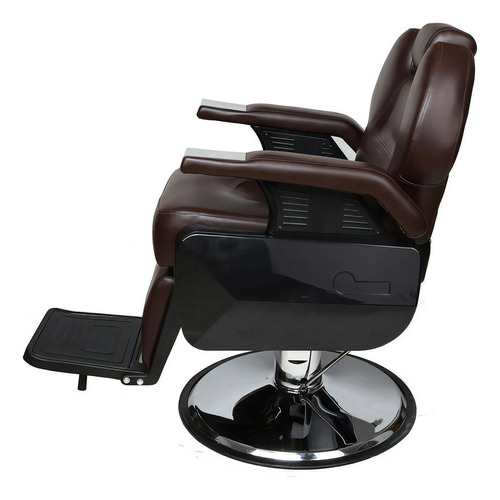 Sillon Barbero  Peluqueria Silla Barberia Estetica Rudo Color Chocolate