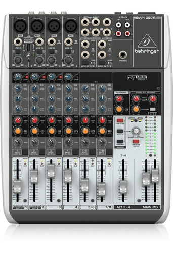 Consola Behringer Q1204usb Xenyx Mixer 12 Canales Usb