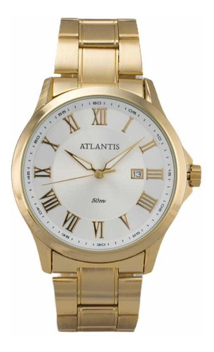 Relógio Atlantis Original Masculino Feminino Romano Social 