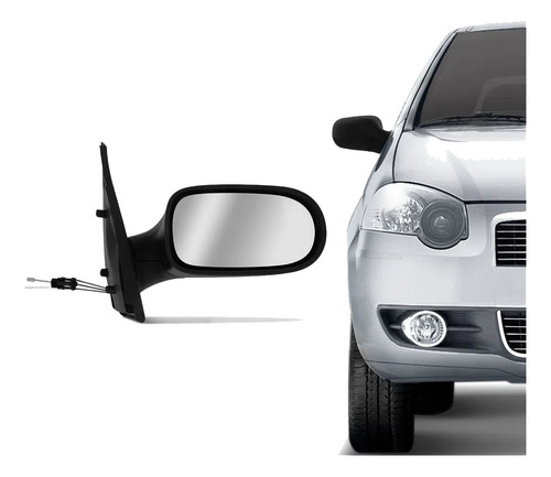 Retrovisor Externo Strada 2p 2008 2009 2010 Manual Direito