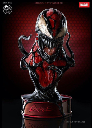 Archivo Stl Impresión 3d - Spiderman Carnage Busto