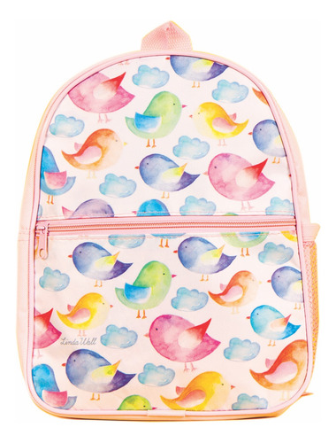 Mochila Infantil Linda Wall Pájaros